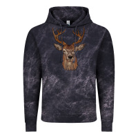 Cloud Black deer Vintage Hoodie - JahusDesignShop