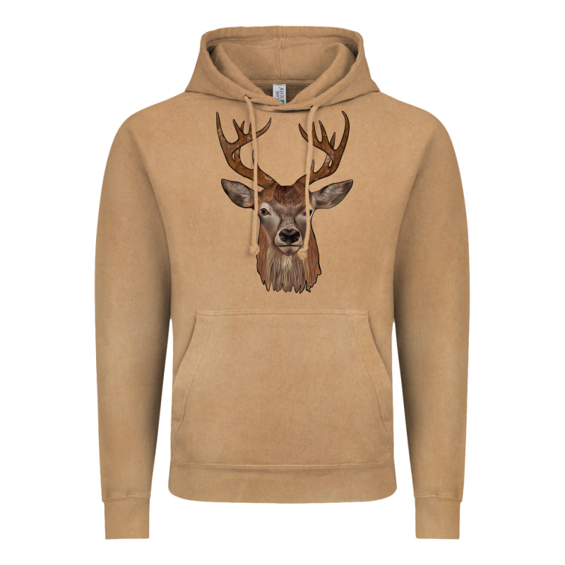 Deer Vintage Hoodie by JahusDesignShop | Teevron