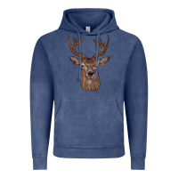 Vintage Denim deer Vintage Hoodie - JahusDesignShop
