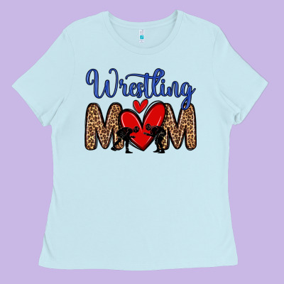 Wrestling Mom Ladies Tee Designed By Zillion Design Studio