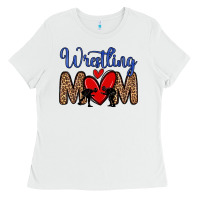 White wrestling mom Ladies Tee - Zillion Design Studio