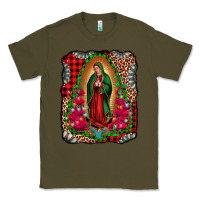 Army Green our lady of guadalupe christmas Classic Tee - Jasminsmagicworld