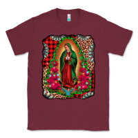 Burgundy our lady of guadalupe christmas Classic Tee - Jasminsmagicworld