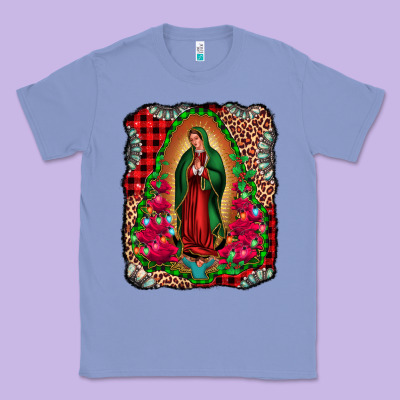 Our Lady Of Guadalupe Christmas Classic Tee Designed By Jasminsmagicworld
