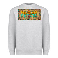 Western Believe Leopard Aztek License Plate Template Heavyweight Sweatshirt | Teevron