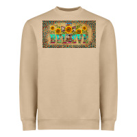 Mushroom western believe leopard aztek license plate template Heavyweight Sweatshirt - BarkalooDesign