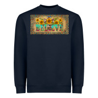 Navy western believe leopard aztek license plate template Heavyweight Sweatshirt - BarkalooDesign