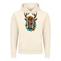 Vintage Artic deer gemstone sunflower Vintage Hoodie - JahusDesignShop