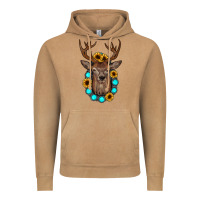 Vintage Camel deer gemstone sunflower Vintage Hoodie - JahusDesignShop
