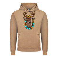 Vintage Coffee deer gemstone sunflower Vintage Hoodie - JahusDesignShop