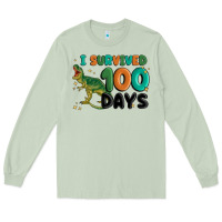 Matcha i survived 100 days Long Sleeve Tee - MaliasSmallBusiness