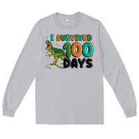 Moon Dust i survived 100 days Long Sleeve Tee - MaliasSmallBusiness