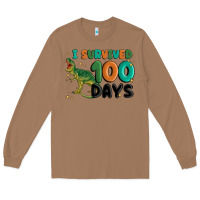 Toasted Coconut i survived 100 days Long Sleeve Tee - MaliasSmallBusiness