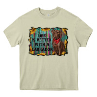 Mossy life is better with a labrador Heavy Core Tee - RanaPortraitStore