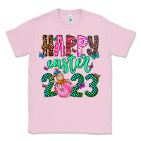 Bubblegum Pink Happy Easter Classic Tee - CowhideDigitalArt