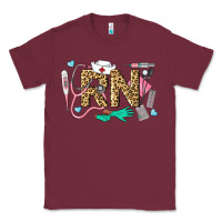 Burgundy Western Registered Nurse Classic Tee - LillyAllenDesigns