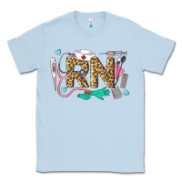 Dusty Blue Western Registered Nurse Classic Tee - LillyAllenDesigns