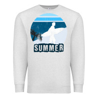 Oatmeal Heather Summer Surf Premium Sweatshirt - Bettercallsaul