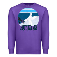 Purple Summer Surf Premium Sweatshirt - Bettercallsaul