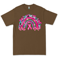 Cacao Breast Cancer Rainbow Premium Tee - texasbilliewilder