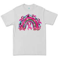 Dove Grey Breast Cancer Rainbow Premium Tee - texasbilliewilder