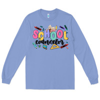 Colony Blue school counselor Long Sleeve Tee - MaliasSmallBusiness