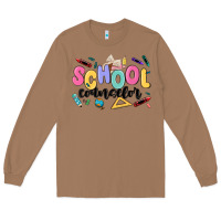 Toasted Coconut school counselor Long Sleeve Tee - MaliasSmallBusiness