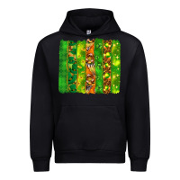 Black St. Patrick's Day brushstrokes Urban Hoodie - HowdyJamesFarm