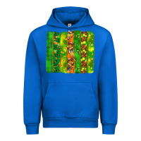 Cobalt St. Patrick's Day brushstrokes Urban Hoodie - HowdyJamesFarm