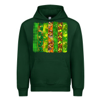 Forest Green St. Patrick's Day brushstrokes Urban Hoodie - HowdyJamesFarm