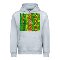 Heather Grey St. Patrick's Day brushstrokes Urban Hoodie - HowdyJamesFarm