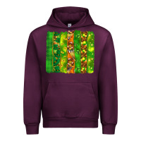 Mauve Wine St. Patrick's Day brushstrokes Urban Hoodie - HowdyJamesFarm