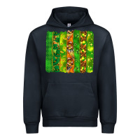 Navy St. Patrick's Day brushstrokes Urban Hoodie - HowdyJamesFarm