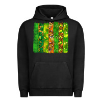 Pigment Black St. Patrick's Day brushstrokes Urban Hoodie - HowdyJamesFarm
