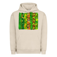 Pigment French Oak St. Patrick's Day brushstrokes Urban Hoodie - HowdyJamesFarm