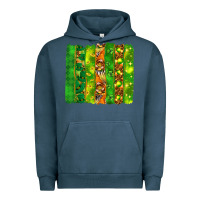 Pigment Midnight Navy St. Patrick's Day brushstrokes Urban Hoodie - HowdyJamesFarm