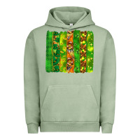 Pigment Oil Green St. Patrick's Day brushstrokes Urban Hoodie - HowdyJamesFarm