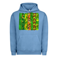 Pigment Pebble Blue St. Patrick's Day brushstrokes Urban Hoodie - HowdyJamesFarm
