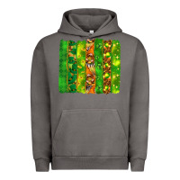 Pigment Tornado St. Patrick's Day brushstrokes Urban Hoodie - HowdyJamesFarm