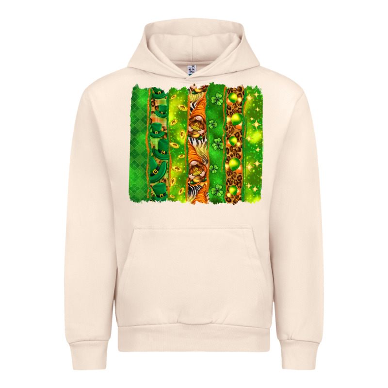 St. Patrick's Day Brushstrokes Urban Hoodie by HowdyJamesFarm | Teevron