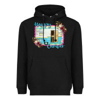 Black Happy Camper Heavyweight Hoodie - Bettercallsaul