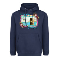Navy Happy Camper Heavyweight Hoodie - Bettercallsaul