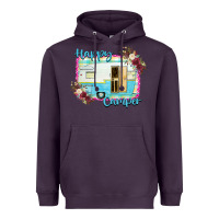 Plum Happy Camper Heavyweight Hoodie - Bettercallsaul