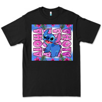 Black aloha stitch Premium Tee - Zillion Design Studio