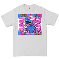 Dove Grey aloha stitch Premium Tee - Zillion Design Studio