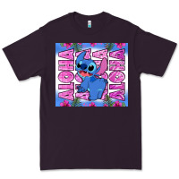 Plum aloha stitch Premium Tee - Zillion Design Studio