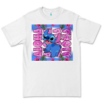 White aloha stitch Premium Tee - Zillion Design Studio