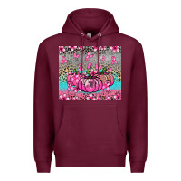 Burgundy cancer pumpkins Premium Hoodie - NancyCooperArtShop