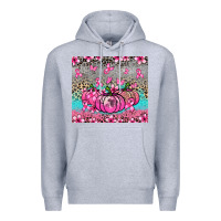 Heather Grey cancer pumpkins Premium Hoodie - NancyCooperArtShop