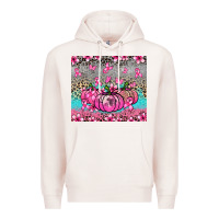Pale Pink cancer pumpkins Premium Hoodie - NancyCooperArtShop